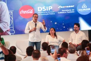 Prefeito participou de evento de divulgação da programação de Natal de Salvador Crédito: Arisson Marinho/CORREIO